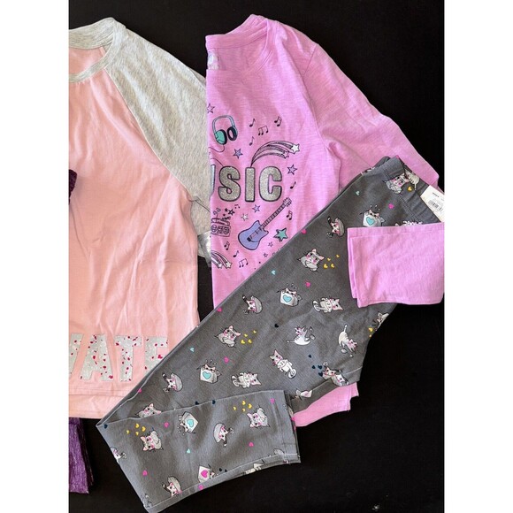 So favorite leggings cats music Athletic Works tee shirt top sequin star XL XXL - Picture 8 of 8